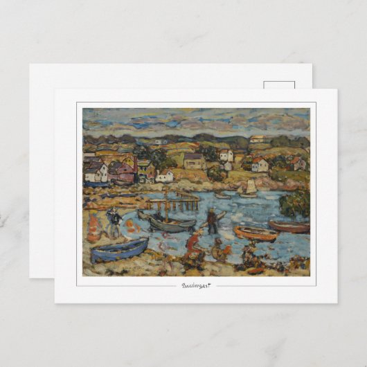 Maurice Prendergast #646 - Briefkaart voor Schone (Voorkant / Achterkant)