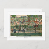 Maurice Prendergast #7 - Briefkaart voor Schone Ku (Voorkant / Achterkant)