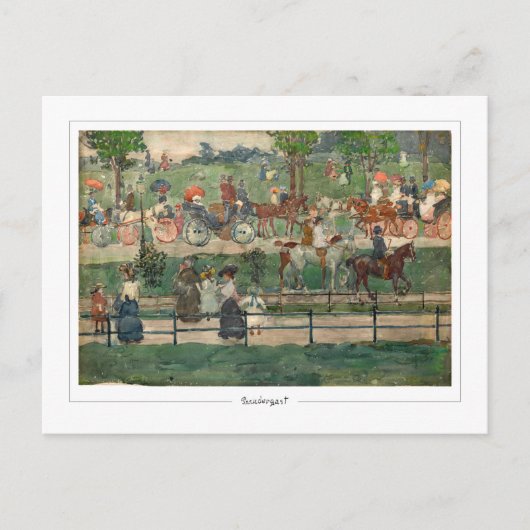 Maurice Prendergast #7 - Briefkaart voor Schone Ku (Voorkant)