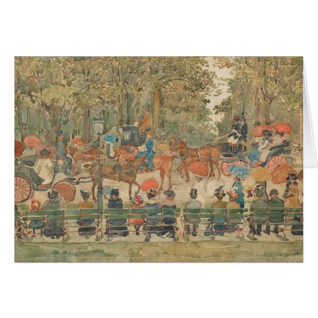 Maurice Prendergast - Central Park, 1901 (Voorkant Horizontaal)