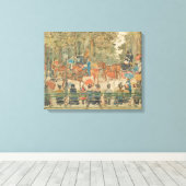 Maurice Prendergast - Central Park, 1901 Canvas Afdruk (Insitu (Houten vloer))