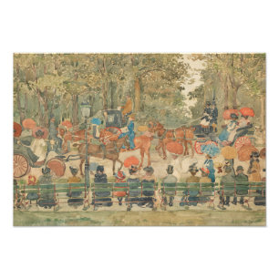 Maurice Prendergast - Central Park, 1901 Foto Afdruk