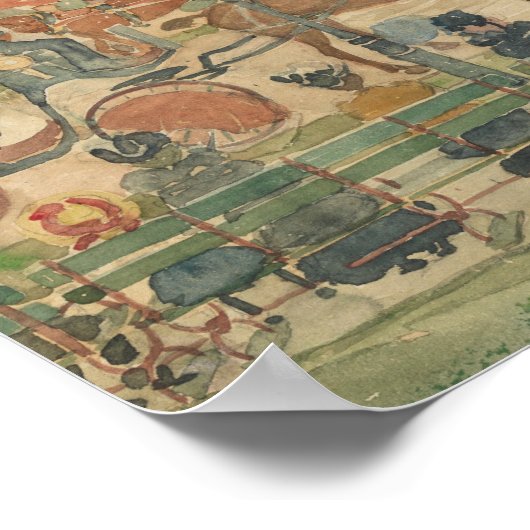 Maurice Prendergast - Central Park, 1901 Poster (Hoek)