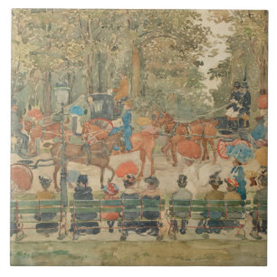 Maurice Prendergast - Central Park, 1901 Tegeltje