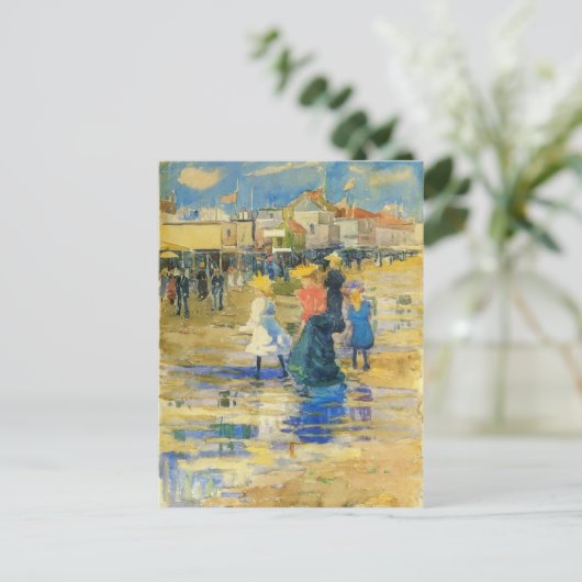 Maurice Prendergast- Revere Beach Briefkaart (Staand voorkant)