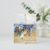 Maurice Prendergast- South Boston Pier Briefkaart (Staand voorkant)