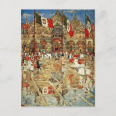 Maurice Prendergast- Splash van Sunshine and Rain Briefkaart (Voorkant)