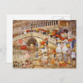 Maurice Prendergast- Umbrellas in de Regering Briefkaart (Voorkant / Achterkant)