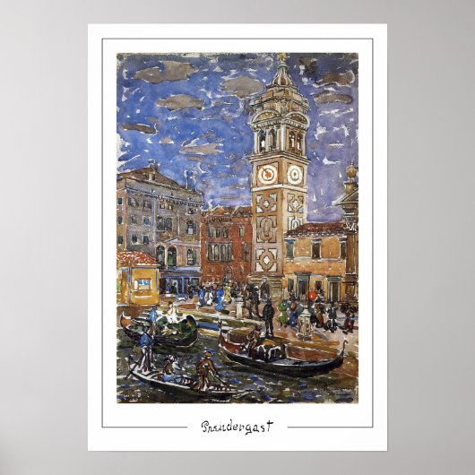 Maurice Prendergast Zedign Art Poster #38 (Voorkant)