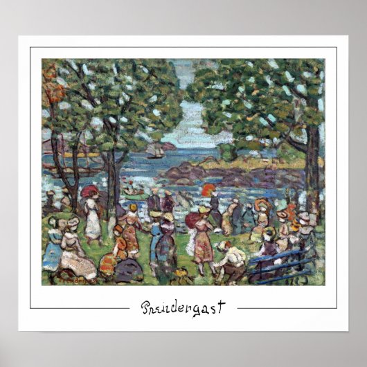 Maurice Prendergast Zedign Art Poster #4 (Voorkant)