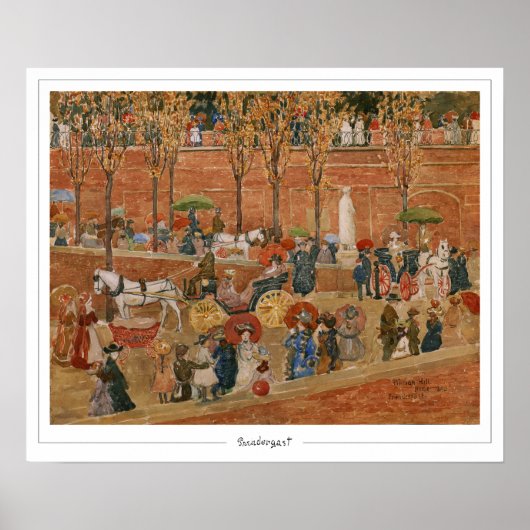 Maurice Prendergast Zedign Art Poster #5 (Voorkant)
