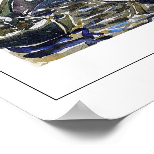 Maurice Prendergast Zedign Art Poster #57-2 (Hoek)