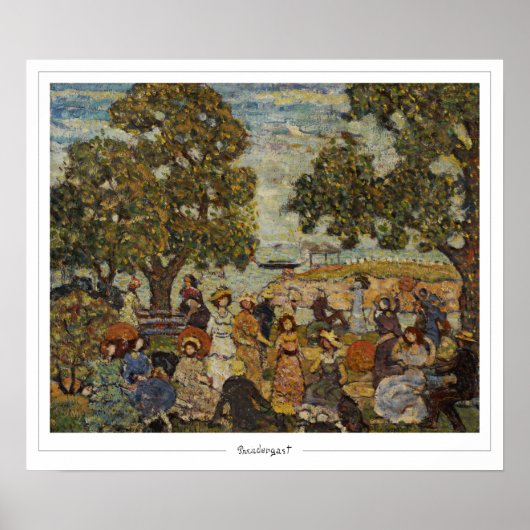 Maurice Prendergast Zedign Art Poster #632 (Voorkant)