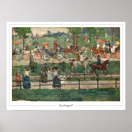 Maurice Prendergast Zedign Art Poster #7 (Voorkant)