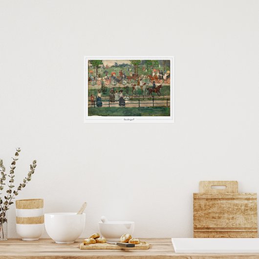 Maurice Prendergast Zedign Art Poster #7 (Keuken)