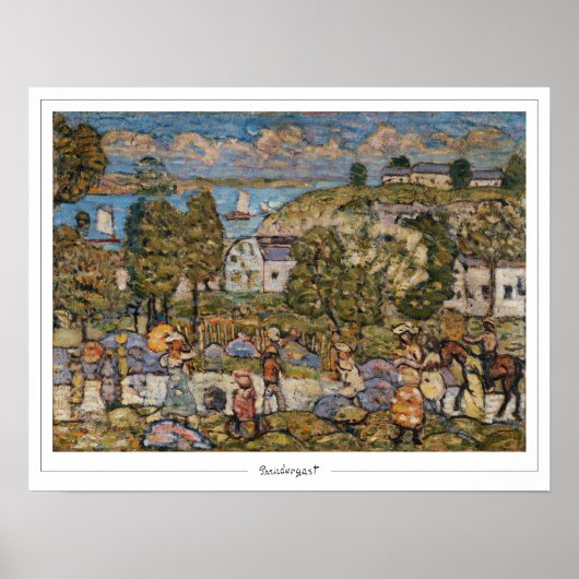 Maurice Prendergast Zedign Kunst Poster #10 (Voorkant)