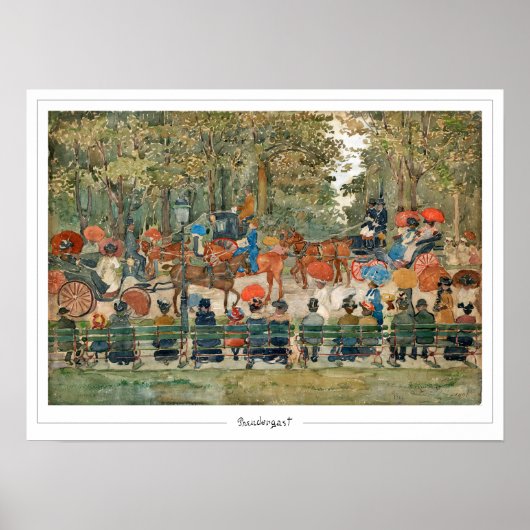 Maurice Prendergast Zedign Kunst Poster #14 (Voorkant)
