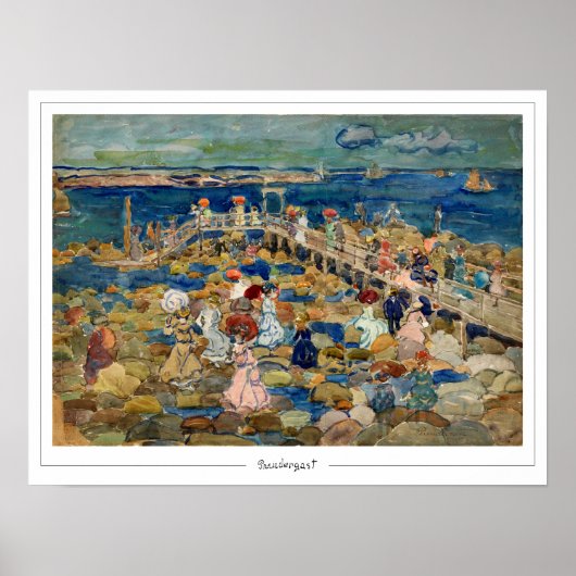 Maurice Prendergast Zedign Kunst Poster #159 (Voorkant)