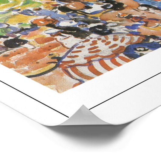 Maurice Prendergast Zedign Kunst Poster #160 (Hoek)