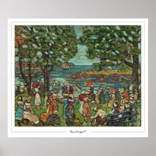 Maurice Prendergast Zedign Kunst Poster #24 (Voorkant)