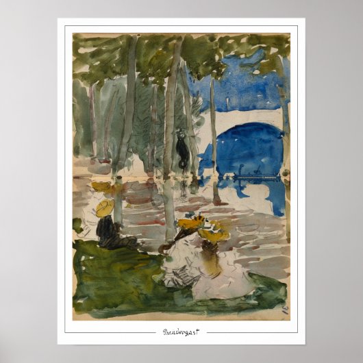 Maurice Prendergast Zedign Kunst Poster #291 (Voorkant)