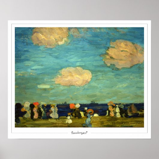 Maurice Prendergast Zedign Kunst Poster #312 (Voorkant)
