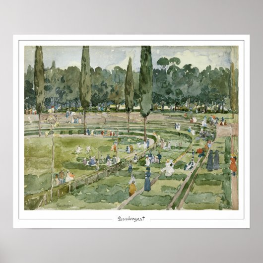 Maurice Prendergast Zedign Kunst Poster #375 (Voorkant)