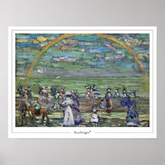 Maurice Prendergast Zedign Kunst Poster #382 (Voorkant)