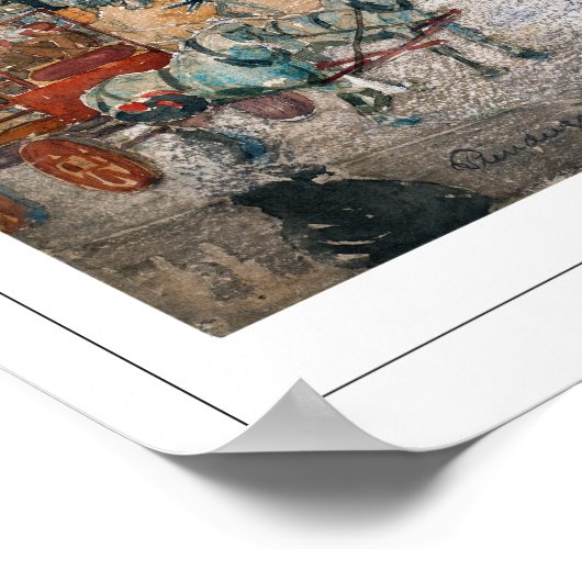 Maurice Prendergast Zedign Kunst Poster #497 (Hoek)