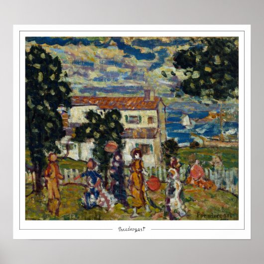 Maurice Prendergast Zedign Kunst Poster #569 (Voorkant)