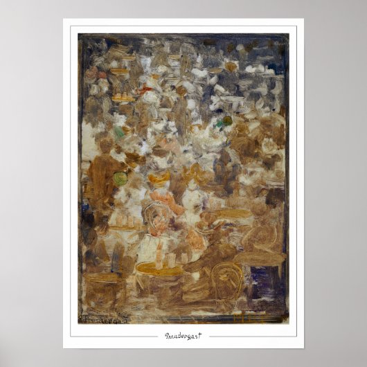 Maurice Prendergast Zedign Kunst Poster #592 (Voorkant)