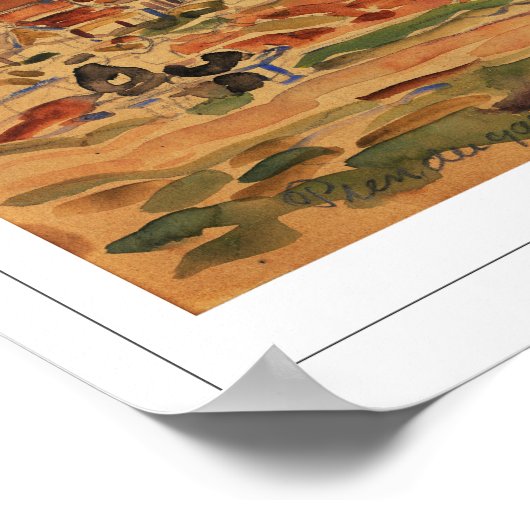 Maurice Prendergast Zedign Kunst Poster #596 (Hoek)