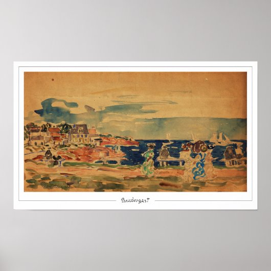 Maurice Prendergast Zedign Kunst Poster #596 (Voorkant)