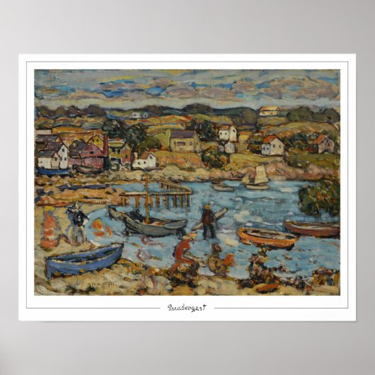 Maurice Prendergast Zedign Kunst Poster #646 (Voorkant)