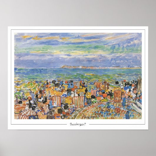 Maurice Prendergast Zedign Kunstposter #160 Poster (Voorkant)