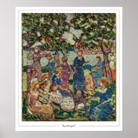 Maurice Prendergast Zedign Kunstposter #1 Poster (Voorkant)