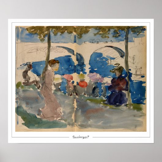 Maurice Prendergast Zedign Kunstposter #249 Poster (Voorkant)
