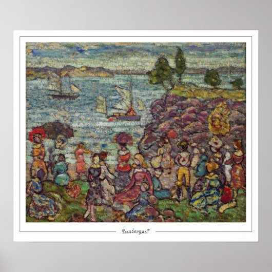 Maurice Prendergast Zedign Kunstposter #573 Poster (Voorkant)