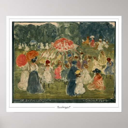 Maurice Prendergast Zedign Kunstposter #593 Poster (Voorkant)
