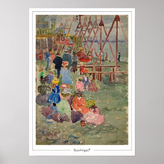 Maurice Prendergast Zedign Kunstposter #60 Poster (Voorkant)