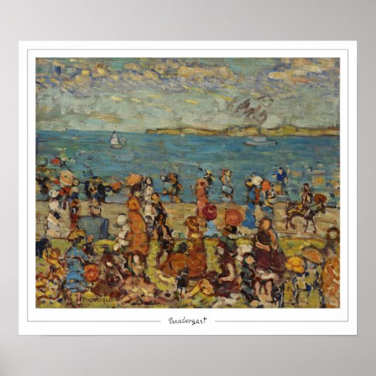 Maurice Prendergast Zedign Kunstposter #615 Poster (Voorkant)