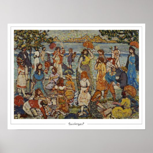 Maurice Prendergast Zedign Kunstposter #631 Poster (Voorkant)