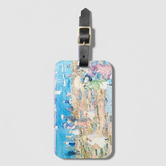 Maurice Prendergast's Summer Visitors Bagagelabel (Voorkant (verticaal))