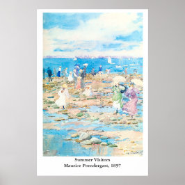 Maurice Prendergast's Summer Visitors Poster