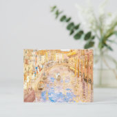 Maurice Prendergast's Venetian Canal Scene Briefkaart (Staand voorkant)