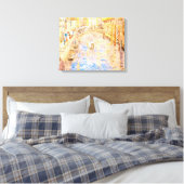 Maurice Prendergast's Venetian Canal Scene Canvas Afdruk (Insitu (Slaapkamer))