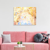 Maurice Prendergast's Venetian Canal Scene Canvas Afdruk (Insitu (Woonkamer))