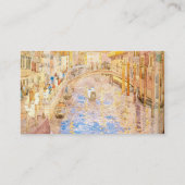 Maurice Prendergast's Venetian Canal Scene Visitekaartje (Achterkant)