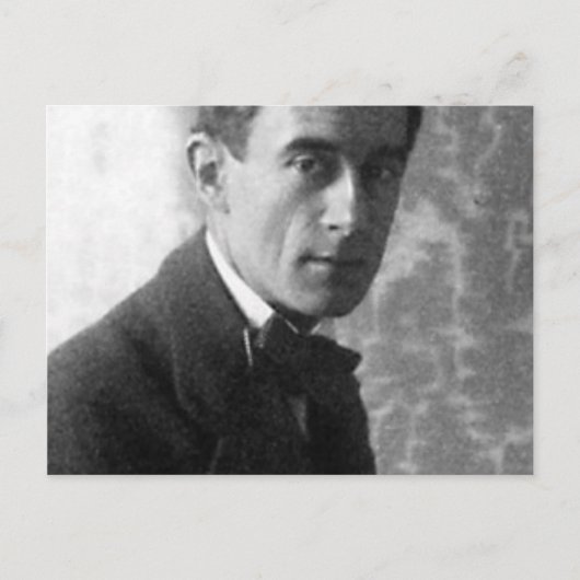 maurice ravel 1912 briefkaart (Voorkant)