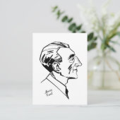 Maurice Ravel Briefkaart (Staand voorkant)
